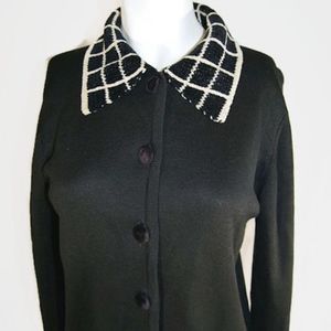 Leslie Gifford Women's Sweater Cardigan S Silk Ble